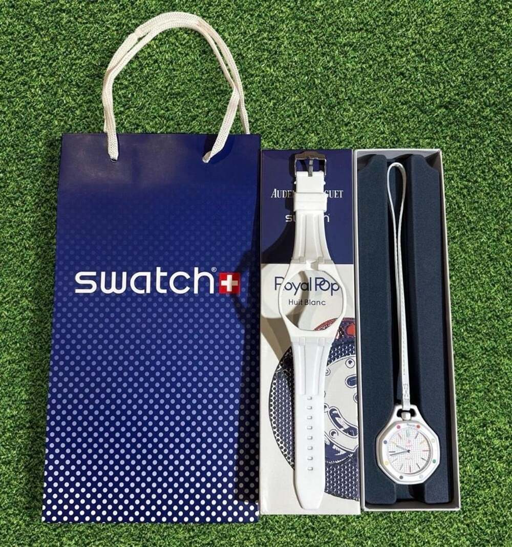 AP x Swatch | Audemars Piguet x Swatch Royal Pop “Huit Blanc” Full Bundle